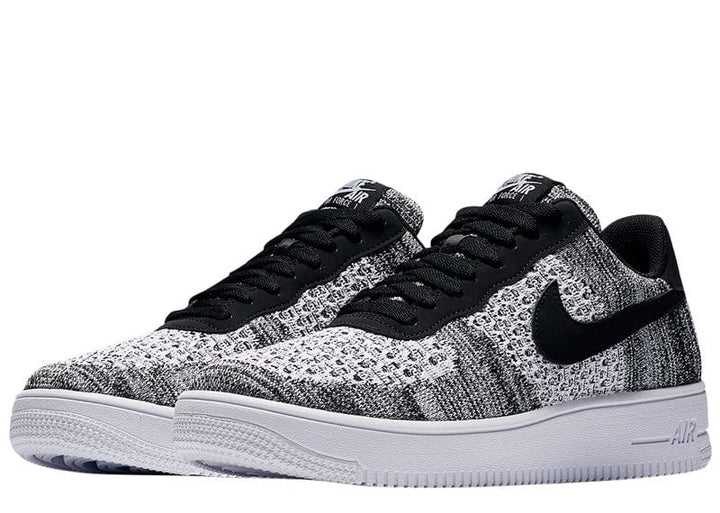 Nike Air Force 1 Flyknit 2 Black Pure Platinum Court Order