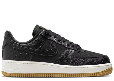 Nike sneakers Nike Air Force 1 Low '07 Black Ostrich Gum (Women's)