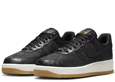 Nike sneakers Nike Air Force 1 Low '07 Black Ostrich Gum (Women's)