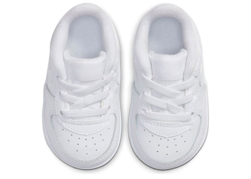 baby all white air force ones