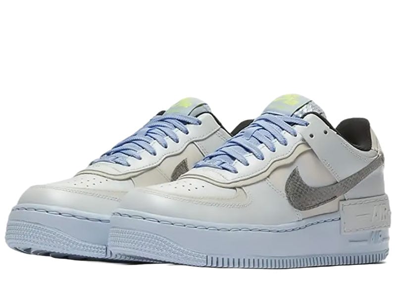 Nike sneakers Nike Air Force 1 Low Shadow Pure Platinum Snakeskin Blue (Women&