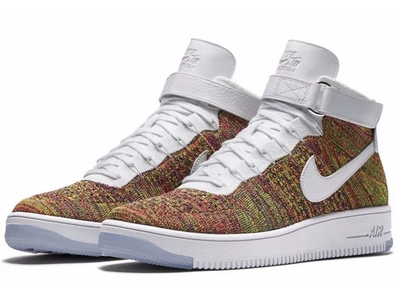 Nike Air Force Mid Flyknit Multi-Color White – Court Order