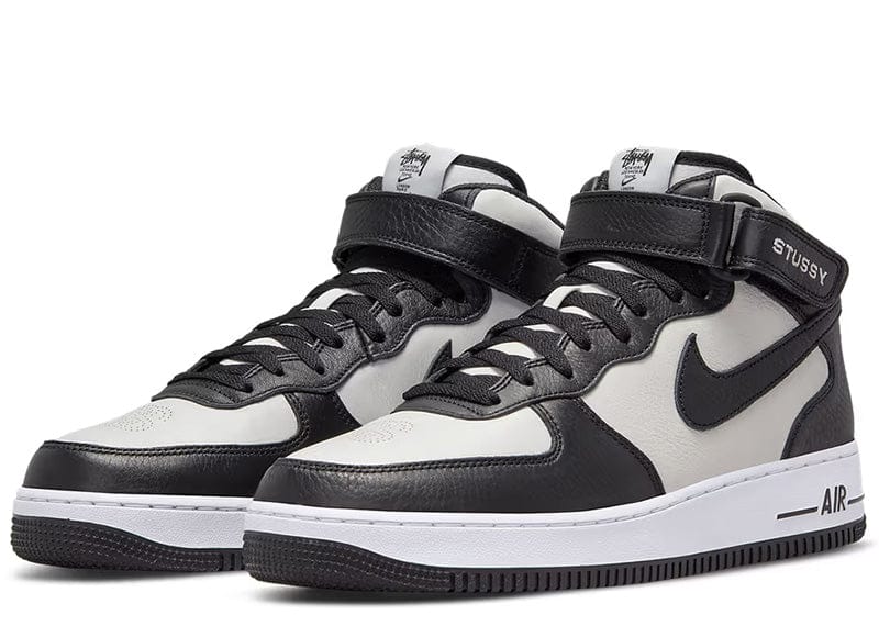 Nike Air Force 1 Mid Stussy Light Bone Black – Court Order