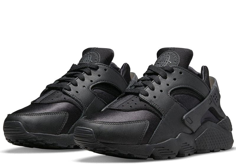 Nike huarache black and burgundy sale