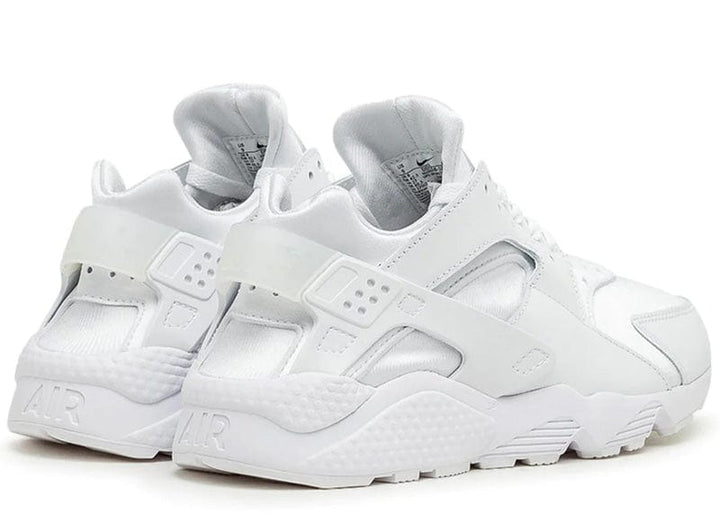 all white huarache shoes