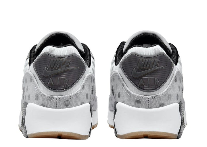 white polka air max 90
