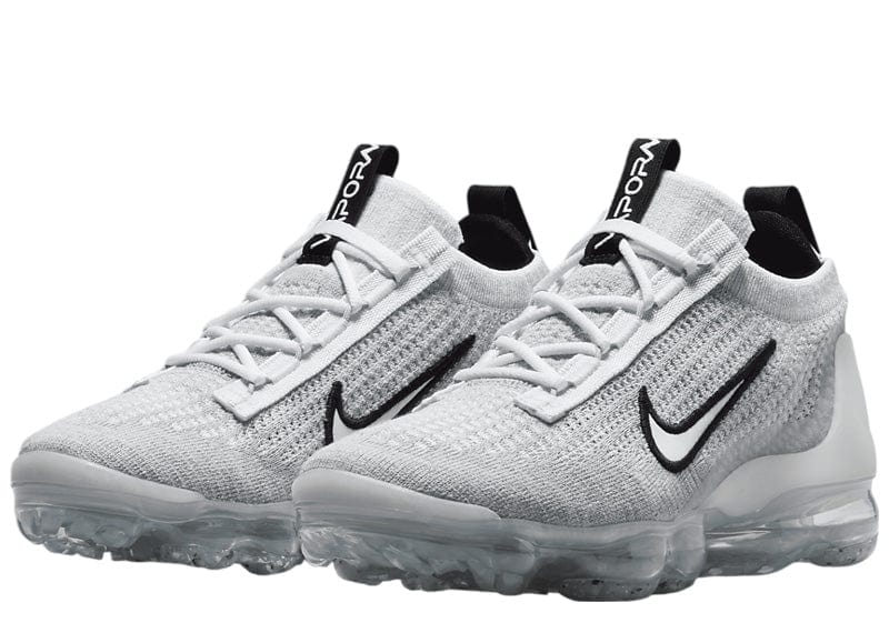 Nike Air VaporMax 2021 FK White Metallic Silver GS Court Order