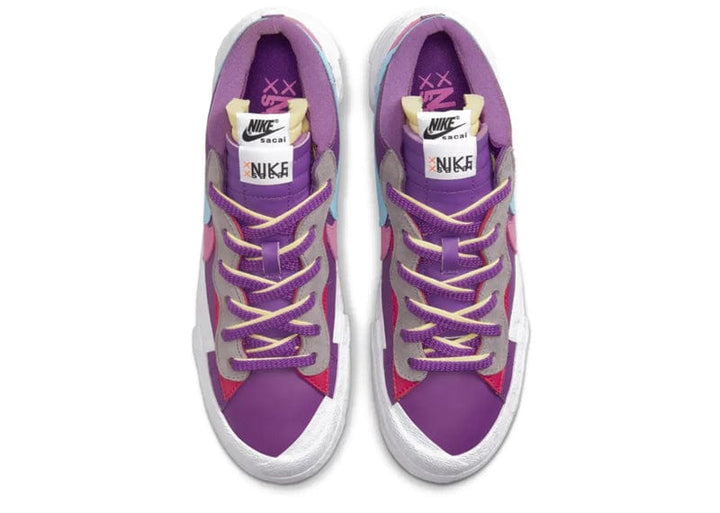purple blazer sneakers