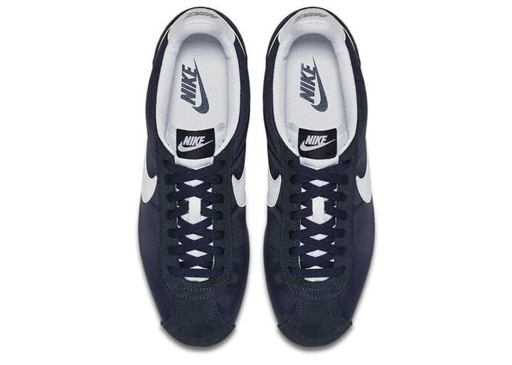 nike cortez nylon obsidian & white