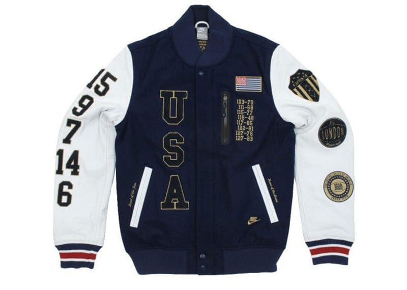 Nike Streetwear Nike Dream Team USA 1992 Barcelona Olympics Edition Destroyer Jacket Navy Blue