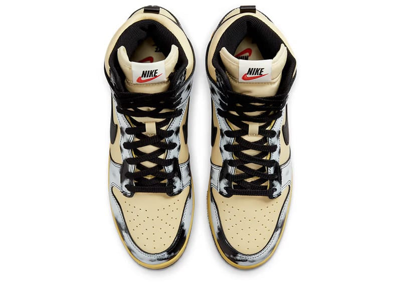 Nike Dunk High 1985 'Black Acid Wash' – Court Order