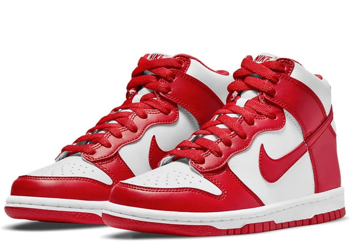 NIKE ダンク HIGH Championship White and Red Nike Dunk High Championship White Red (GS) – Court Order