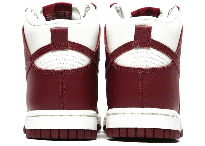 nike dunk high sail red