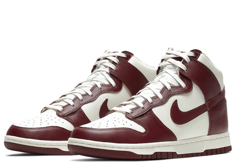 Nike Sneakers Nike Dunk High Sail Team Red (W)
