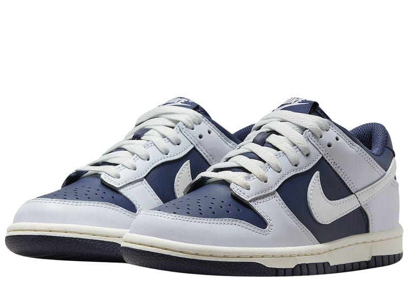 Nike Dunk Low Grey And Navy Blue Nike Shoes Nike Dunk Low Football