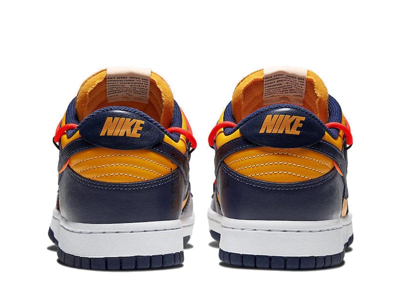 Nike Dunk Low Off-White™ University Gold Midnight Navy – Court Order