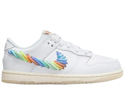 Nike sneakers Nike Dunk Low SE Rainbow Lace Swoosh White (PS)