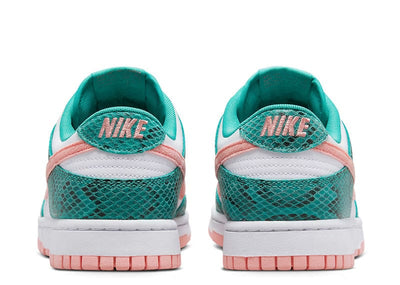 Nike sneakers Nike Dunk Low Snakeskin Washed Teal Bleached Coral