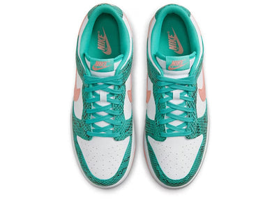 Nike sneakers Nike Dunk Low Snakeskin Washed Teal Bleached Coral