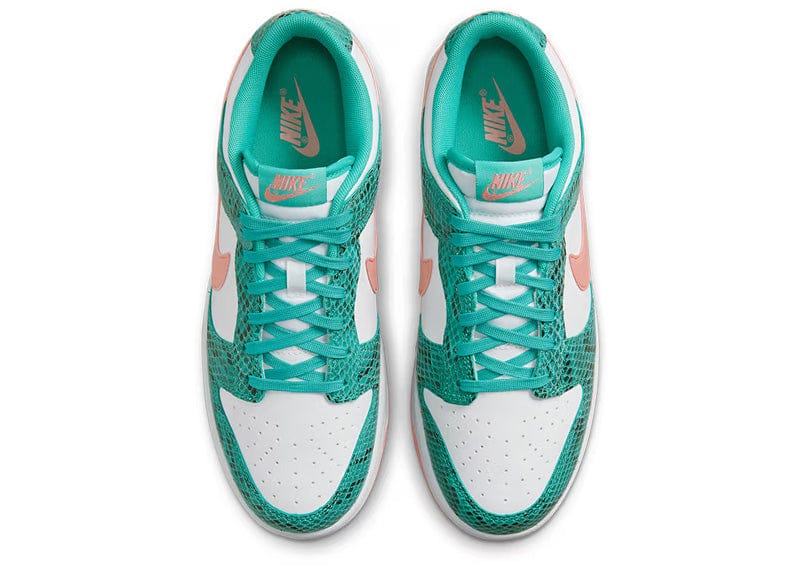 Nike sneakers Nike Dunk Low Snakeskin Washed Teal Bleached Coral