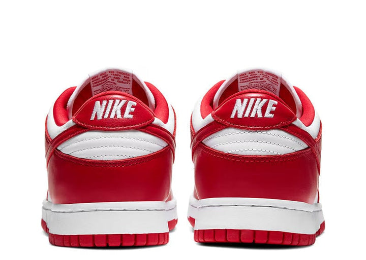 white and red dunks release date