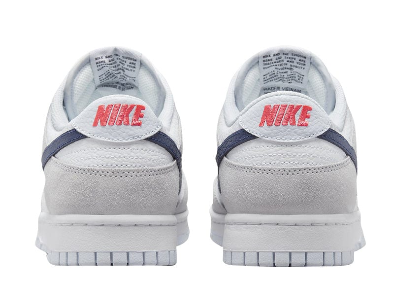 Nike Dunk Low White Grey Navy Aqua Mini Swoosh – Court Order