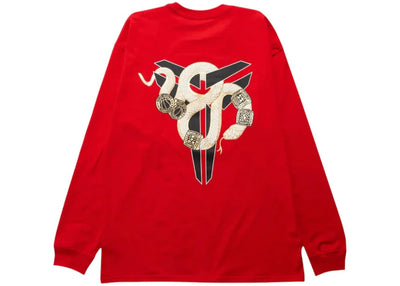 Nike streetwear Nike Kobe Bryant Year of Mamba Max90 Long-Sleeve T-shirt Red