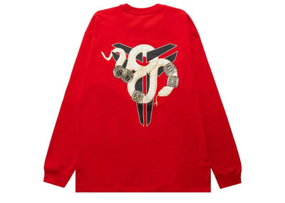 Nike streetwear Nike Kobe Bryant Year of Mamba Max90 Long-Sleeve T-shirt Red
