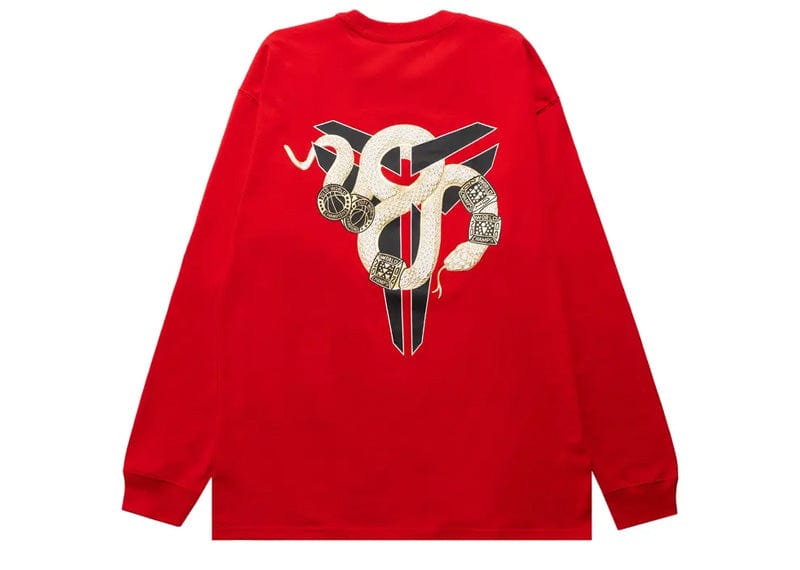 Nike streetwear Nike Kobe Bryant Year of Mamba Max90 Long-Sleeve T-shirt Red