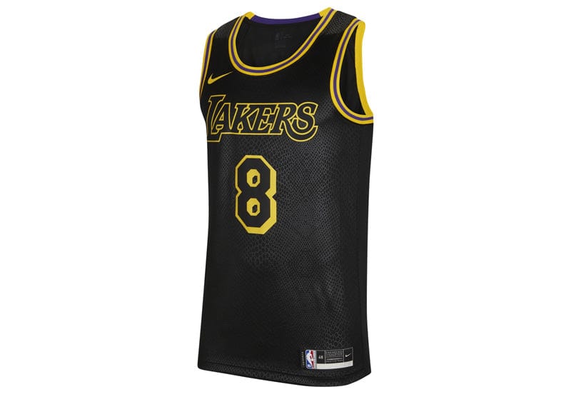 Nike streetwear Nike Los Angeles Lakers Kobe Bryant Black Mamba City Edition Swingman Jersey Black/Gold