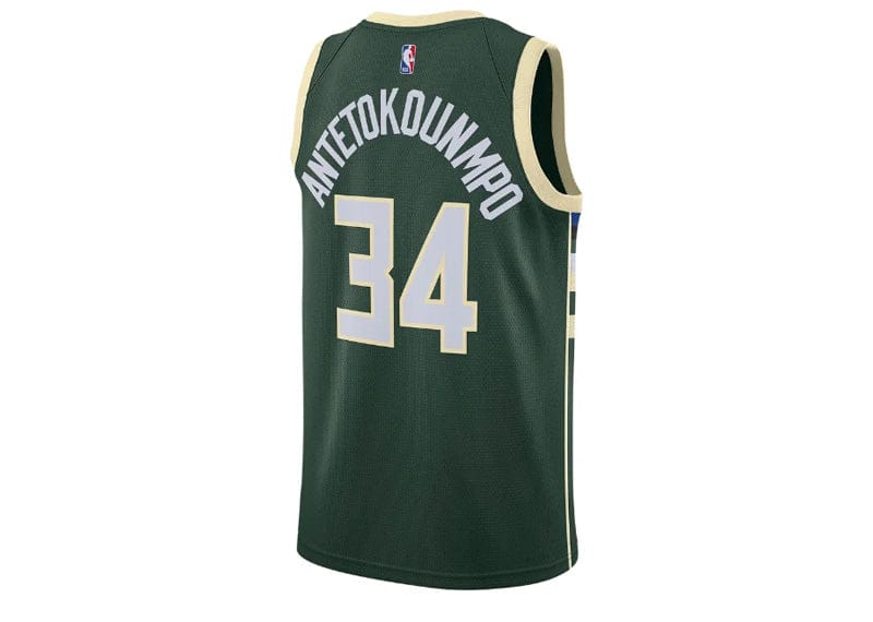 Nike streetwear Nike NBA Antetokounmpo Milwaukee Bucks Dri-FIT Icon Edition 22/23 Jersey Fir