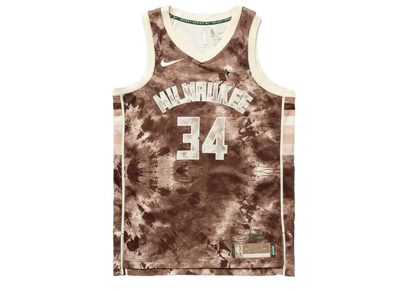 Nike streetwear Nike NBA Antetokounmpo Milwaukee Dri-Fit Jersey Flat Opal