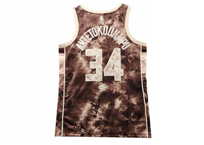 Nike streetwear Nike NBA Antetokounmpo Milwaukee Dri-Fit Jersey Flat Opal