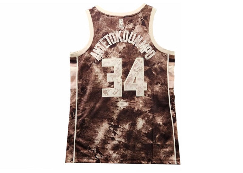 Nike streetwear Nike NBA Antetokounmpo Milwaukee Dri-Fit Jersey Flat Opal