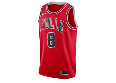 Nike streetwear Nike NBA Chicago Bulls Zach Lavine Icon Edition Swingman Jersey Chicago Red/Black/White