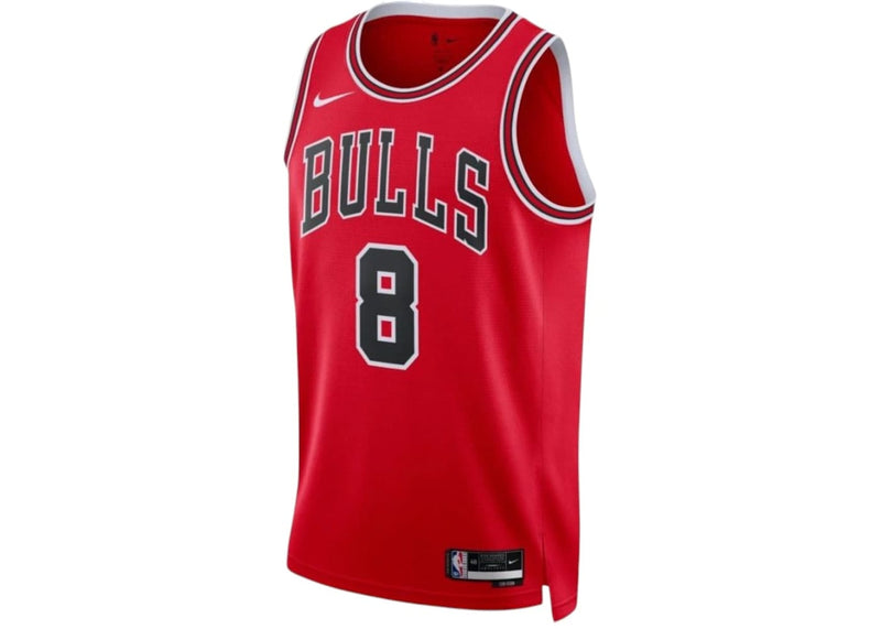 Nike streetwear Nike NBA Chicago Bulls Zuch Lavine 8 Icon Edition Swingman Jersey Chicago Red/Black/White