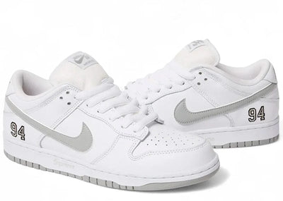 Nike sneakers Nike SB Dunk Low Supreme 94 White Metallic Silver