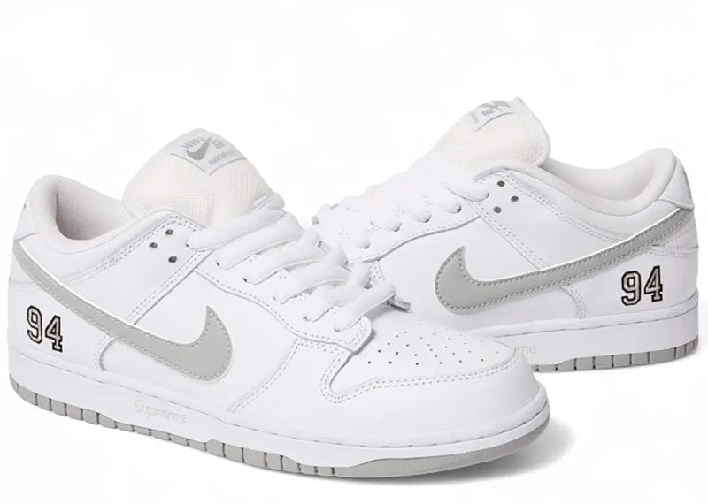 Nike sneakers Nike SB Dunk Low Supreme 94 White Metallic Silver