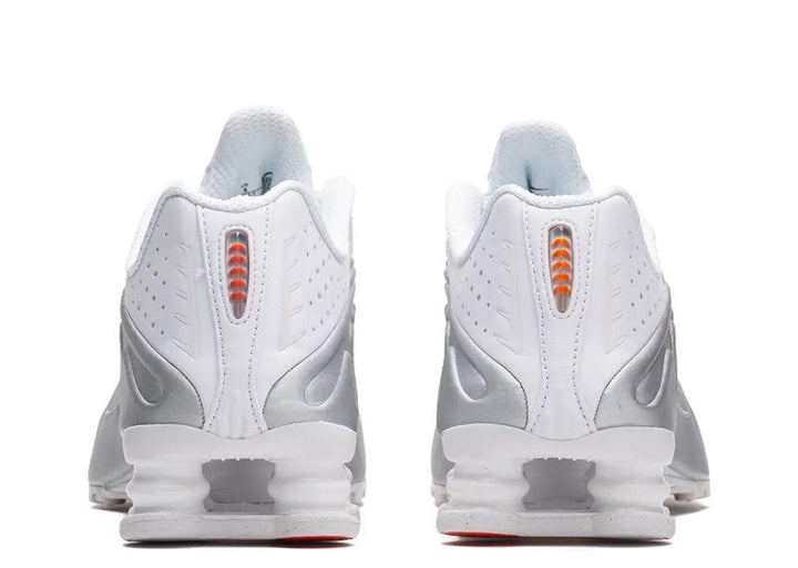 Nike Shox R4 White Metallic Silver (Women's) – Court Order Nike Shox R4 White Metallic Silver (Women's) – Court Order