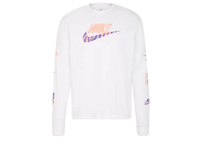 Nike Streetwear Nike Sportswear Long Sleeve Graphic Festival Tee Shirt White