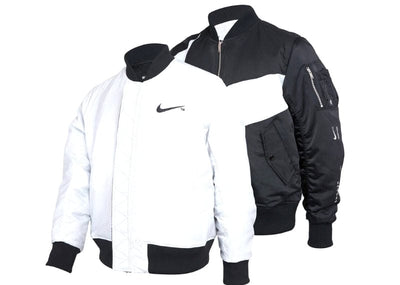 Nike streetwear Nike SWOOSH Therma Fit Reversible Bomber Jacket Black/White