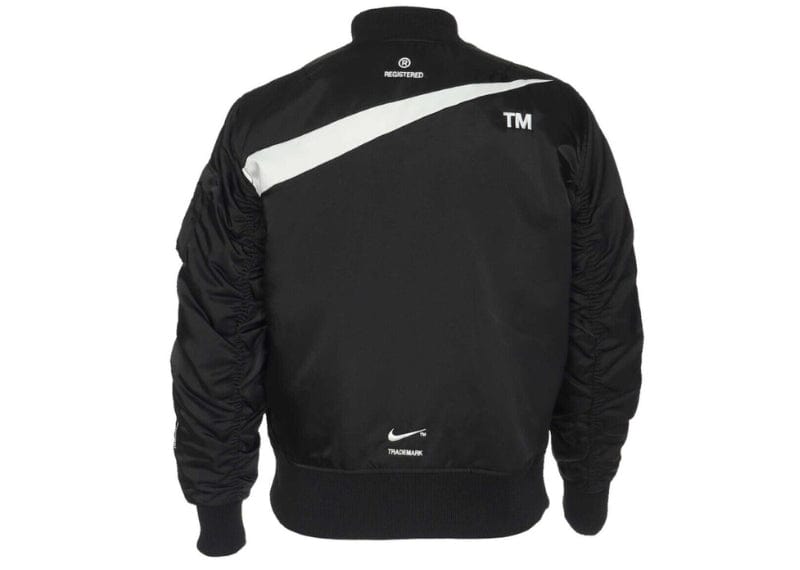 Nike swoosh best sale reversible bomber jacket