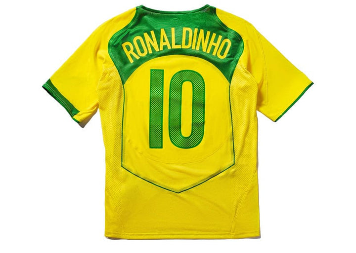 Nike Total 90 Brazil Ronaldinho 2004 Reissue Jersey Opti Yellow