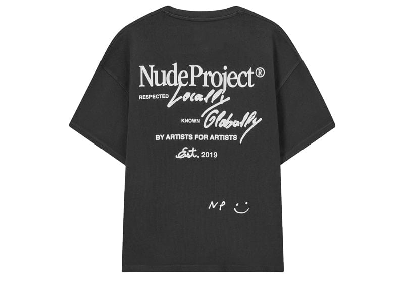 NUDE PROJECT Streetwear Nude Project Global Soon Tee Ash