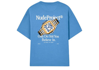 Nude Project Streetwear Nude Project Time Tee Blue