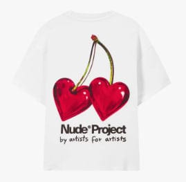 Nude Projects Streetwear Nude Prodjects Juicy Cherry Tee White