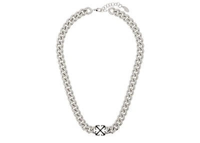 Off-White Accessories OFF-WHITE Arrow Chain Necklace Silver Black