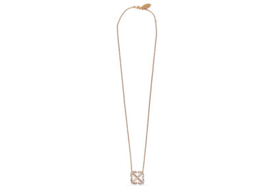OFF-WHITE Accessories Off-White Arrows Crystal-Embellished Necklace Gold-tone