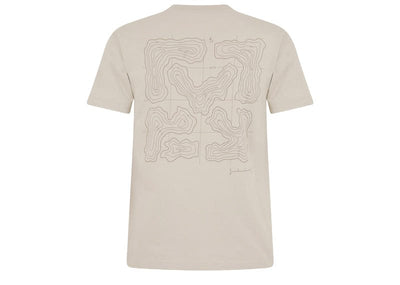 Off-White Streetwear Off-White Arrows Motif S/S Tee Beige