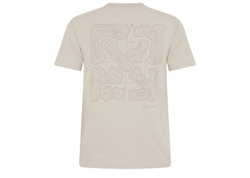 Off-White Streetwear Off-White Arrows Motif S/S Tee Beige